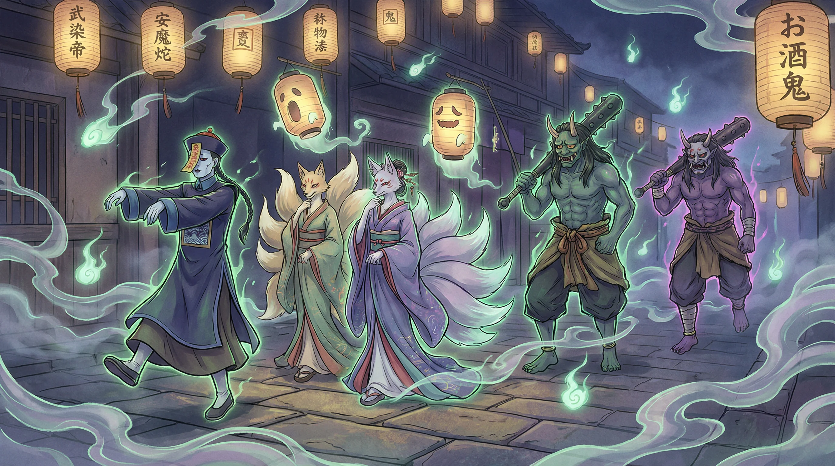 百鬼夜行 - 反荡寇志 中日鬼怪动漫